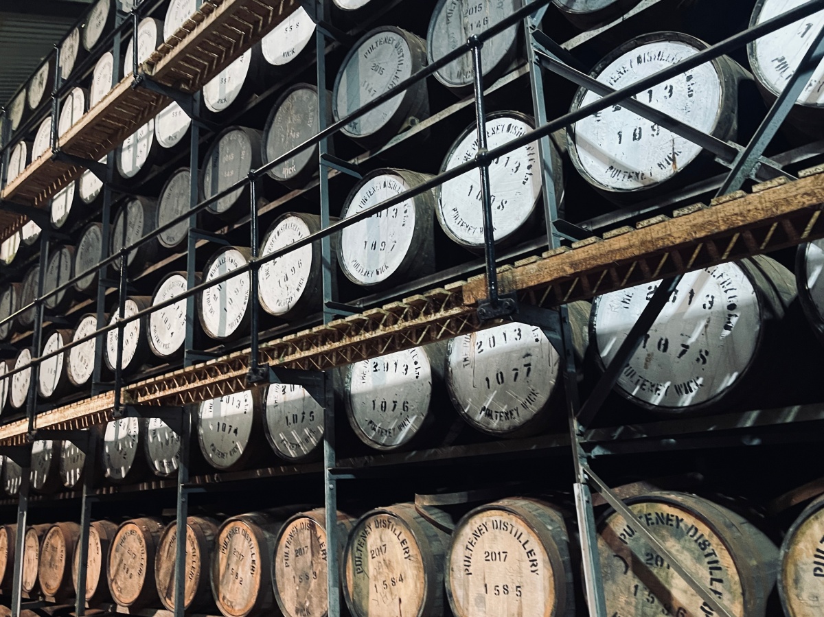 Old Pulteney的新式Racked Warehouse