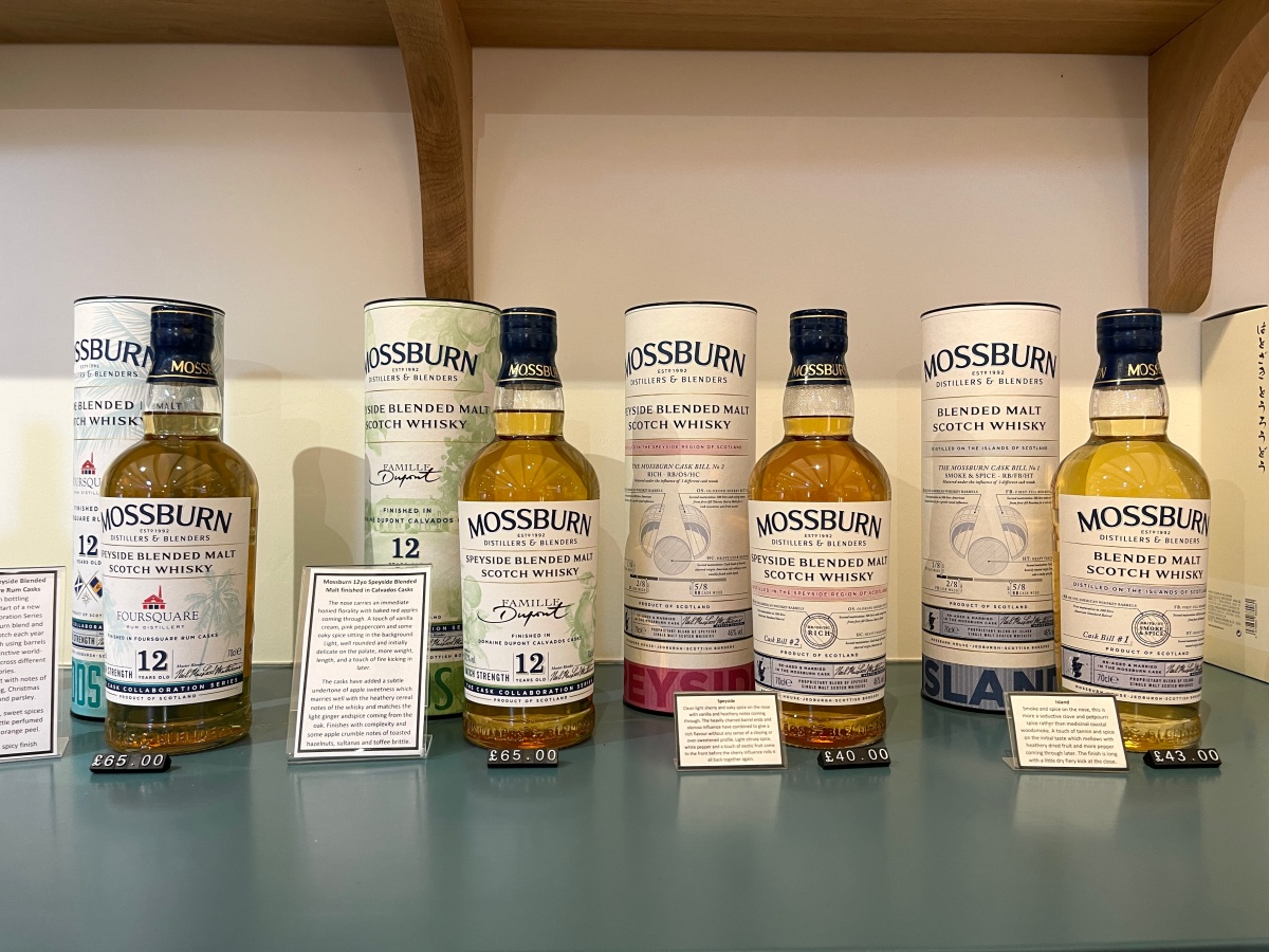 蘇格蘭酒廠之旅 – Torabhaig Distillery - 第7張圖 Mossburn Distillers IB products