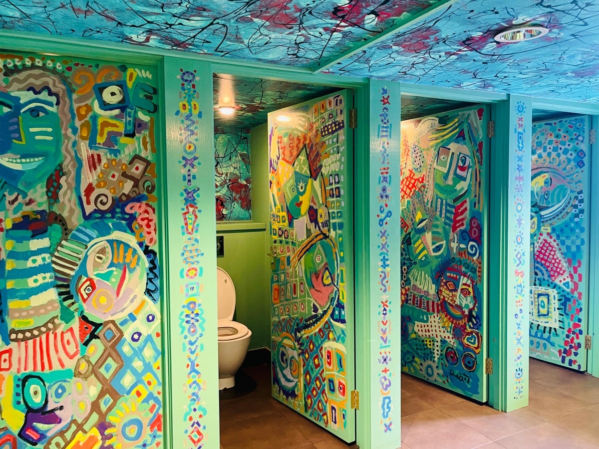 Ardbeg酒廠遊客中心的女廁