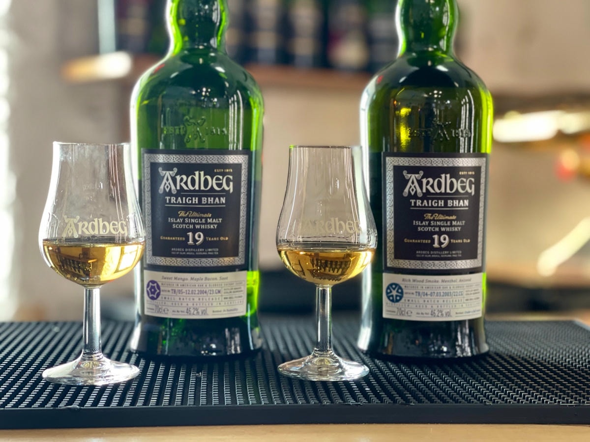 Traigh Bhan 19 Years Old Batch 4 & 5 Tasting at Ardbeg Visitor Center