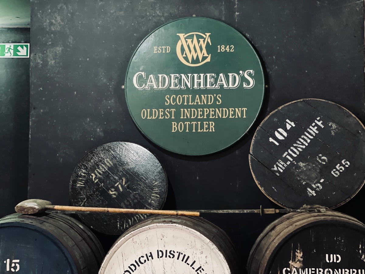 Cadenhead成立於1842年，是蘇格蘭最早的裝瓶商之一