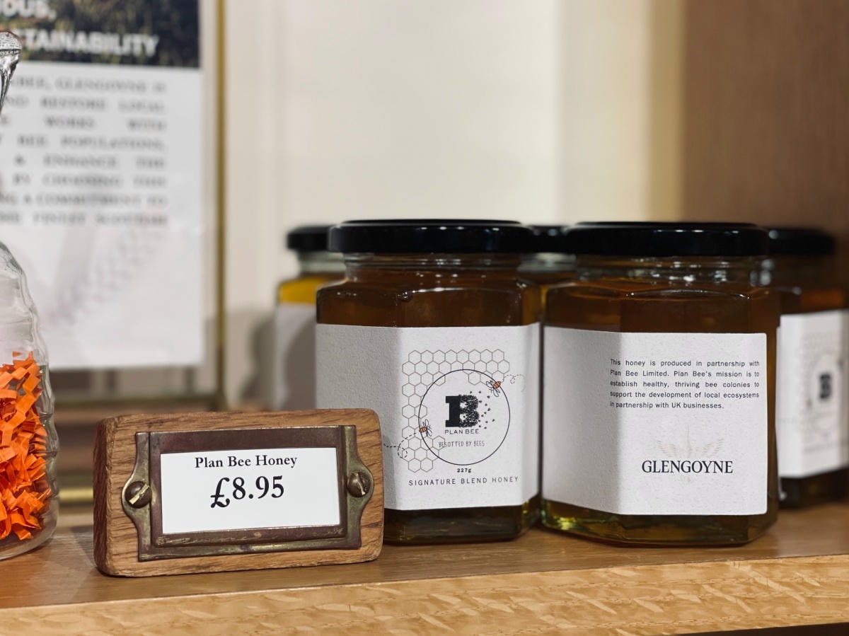 酒廠與Plan Bee合作生產的蜂蜜