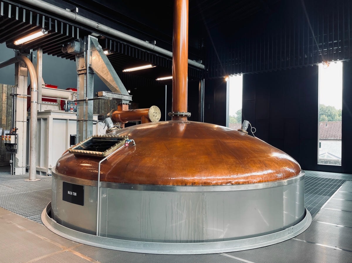 Rosebank的糖化槽