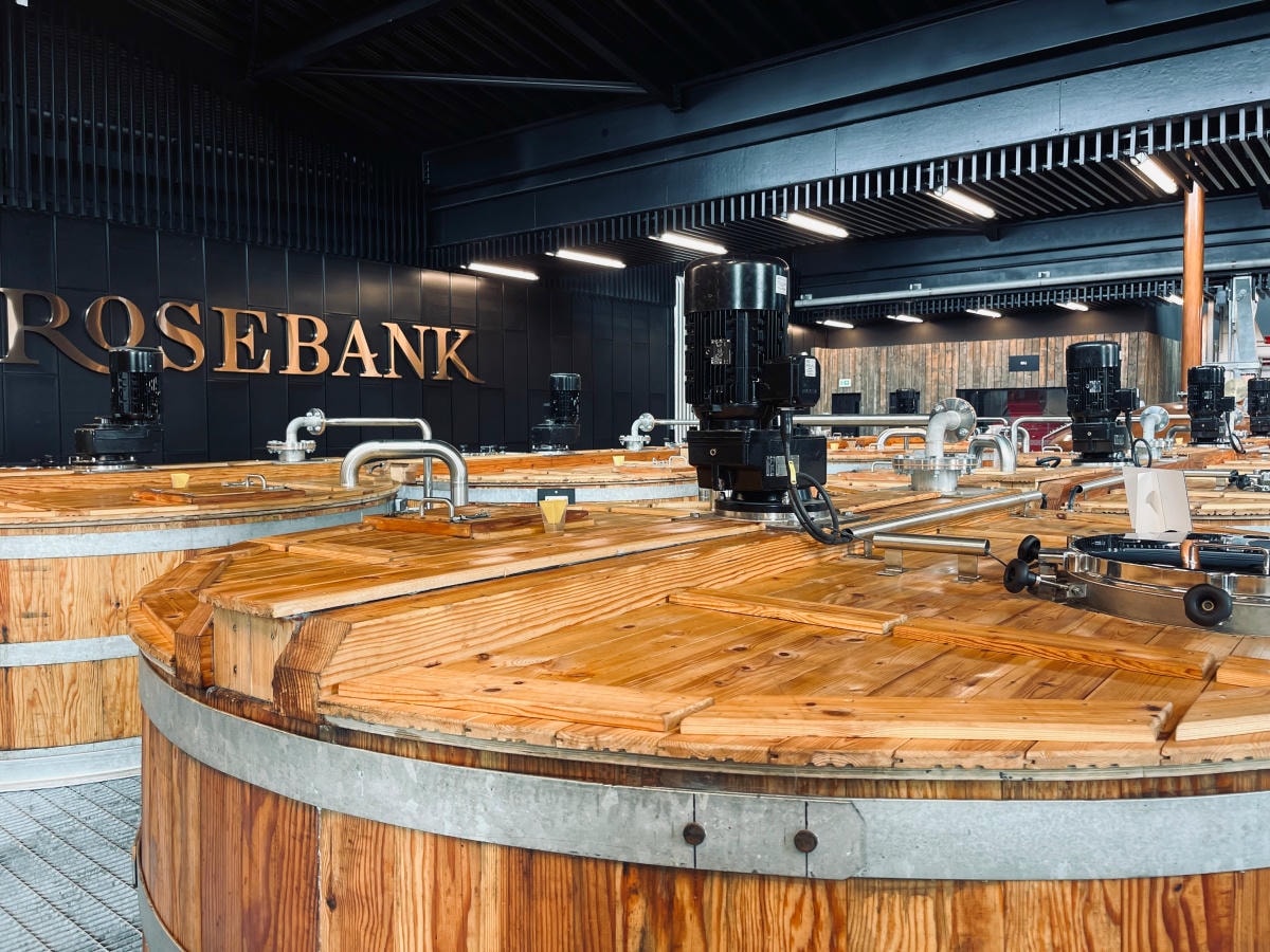 Rosebank的木製發酵槽