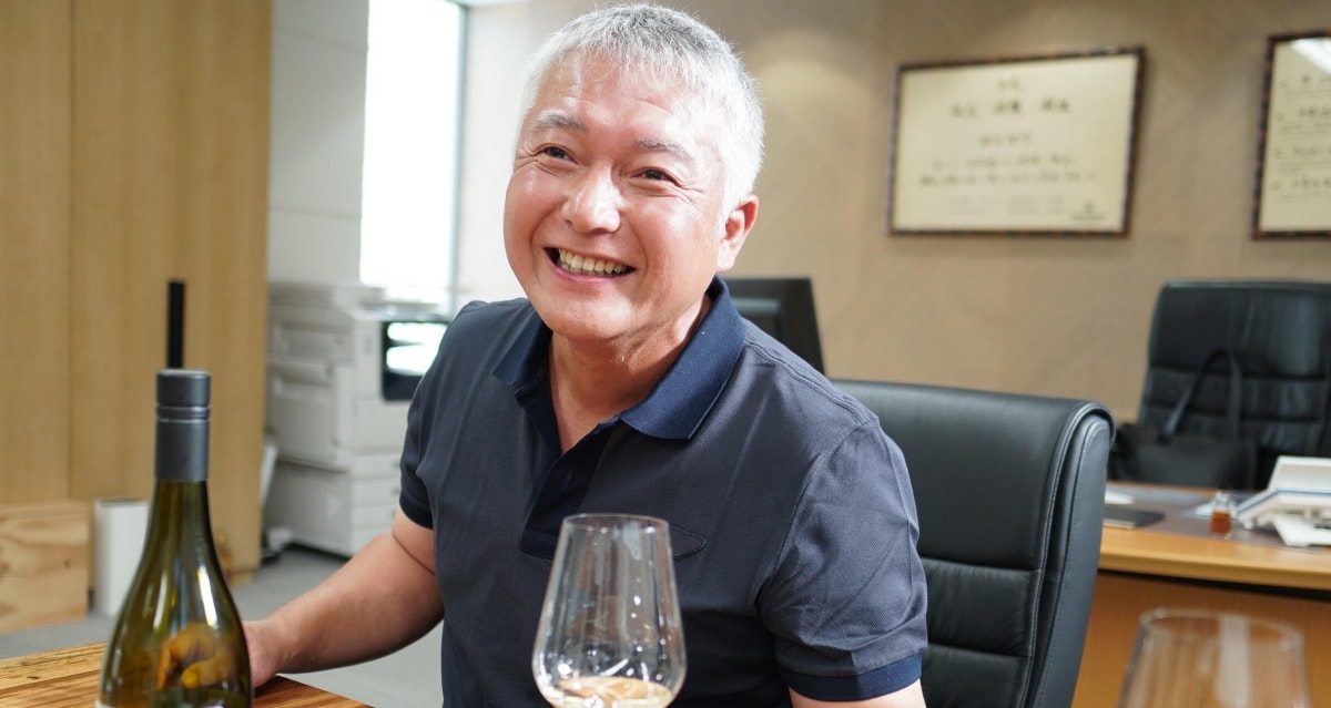 西酒造第八代社長西陽一郎 (圖片來源：dancyu【「十四代」物語】系列訪談)