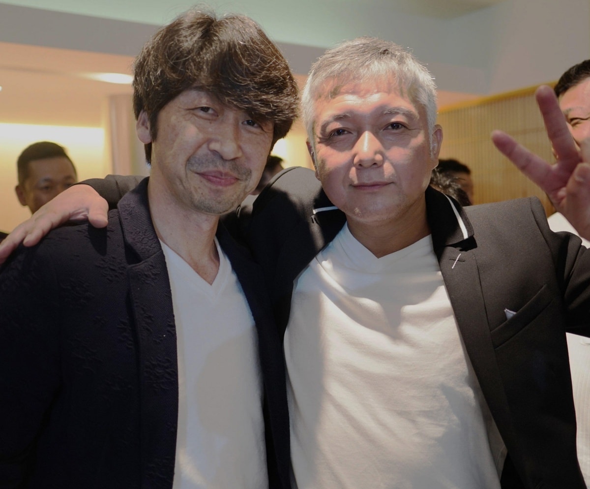 西陽一郎與學長高木顕統 (圖片來源：dancyu【「十四代」物語】系列訪談)